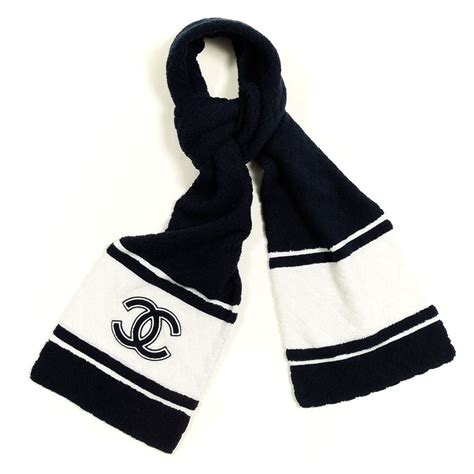 chanel mens navy wool|chanel cotton scarf.